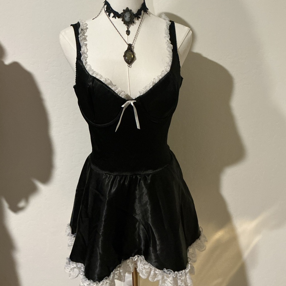 Frederick’s of Hollywood Black maid dress